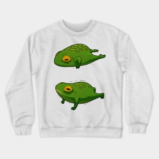 Yoga Frog Chaturanga Plank Crewneck Sweatshirt